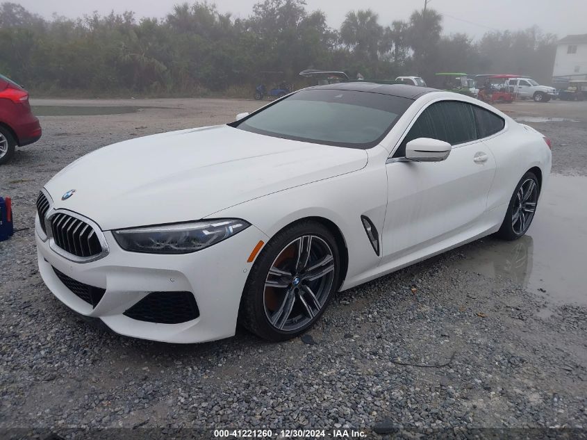 2019 BMW M850I xDrive VIN: WBABC4C51KBJ35734 Lot: 41221260