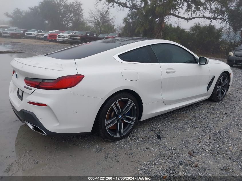 2019 BMW M850I xDrive VIN: WBABC4C51KBJ35734 Lot: 41221260