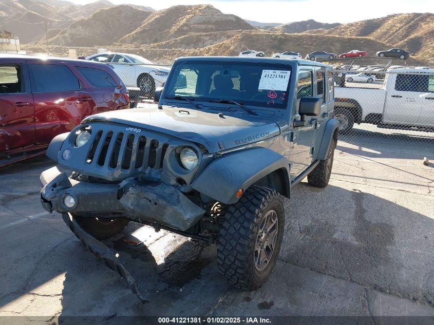 2014 Jeep Wrangler Unlimited Rubicon VIN: 1C4BJWFG3EL134522 Lot: 41221381