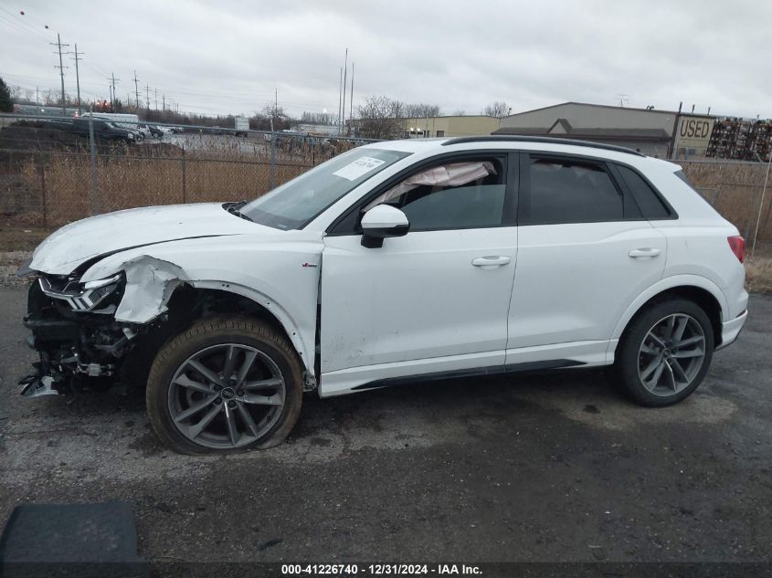 2021 Audi Q3 Premium Plus 45 Tfsi S Line Quattro Tiptronic VIN: WA1EECF33M1132626 Lot: 41226740