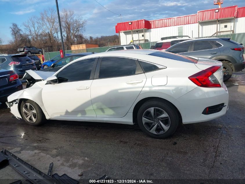 2019 Honda Civic Lx VIN: 19XFC2F67KE033029 Lot: 41231923