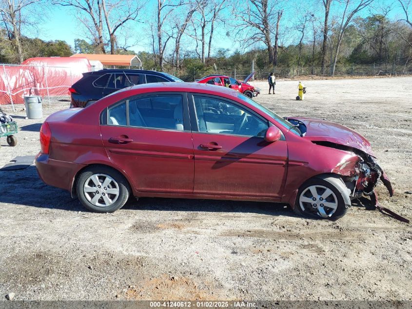 2008 Hyundai Accent Gls VIN: KMHCN46C48U212018 Lot: 41240612