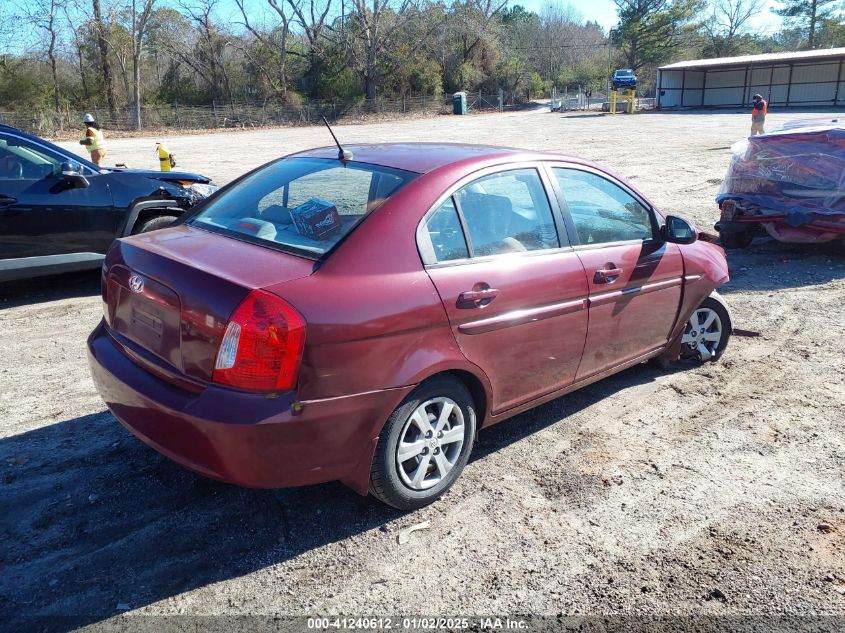 2008 Hyundai Accent Gls VIN: KMHCN46C48U212018 Lot: 41240612