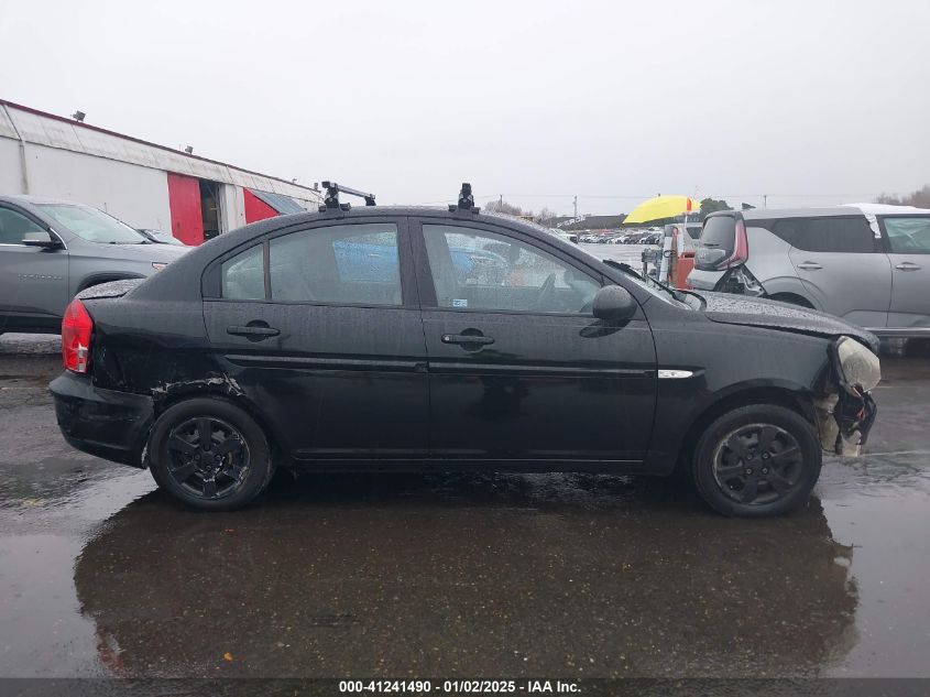 2007 Hyundai Accent Gls VIN: KMHCN46C57U086038 Lot: 41241490