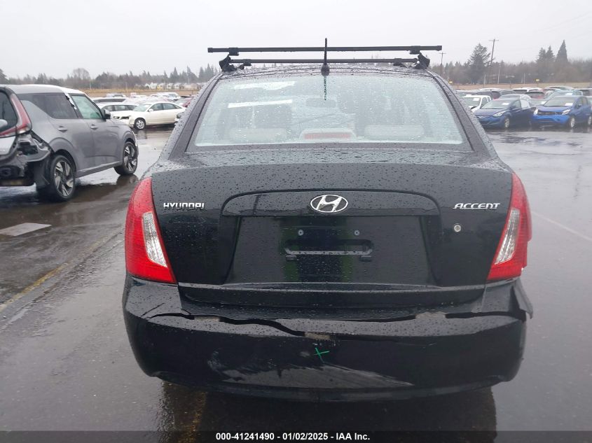 2007 Hyundai Accent Gls VIN: KMHCN46C57U086038 Lot: 41241490