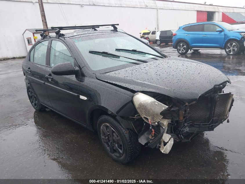 2007 Hyundai Accent Gls VIN: KMHCN46C57U086038 Lot: 41241490