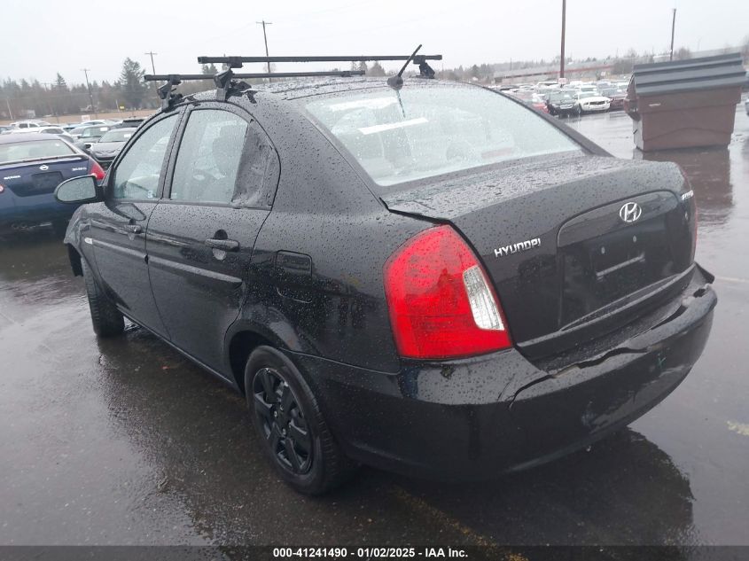 2007 Hyundai Accent Gls VIN: KMHCN46C57U086038 Lot: 41241490