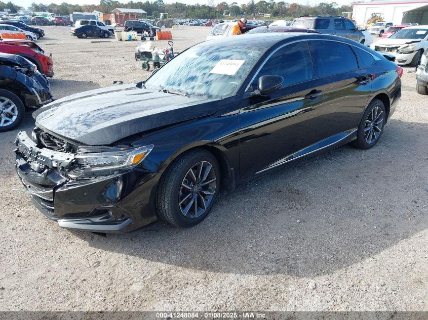 2021 Honda Accord Ex-L VIN: 1HGCV1F58MA108939 Lot: 41248084