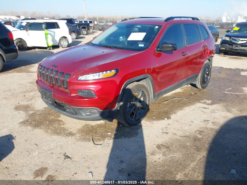 2017 Jeep Cherokee Altitude Fwd VIN: 1C4PJLAB2HW623965 Lot: 41248617