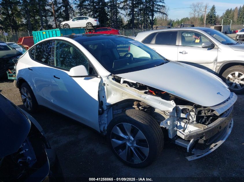 2021 Tesla Model Y Long Range Dual Motor All-Wheel Drive VIN: 5YJYGDEE9MF194352 Lot: 41258865