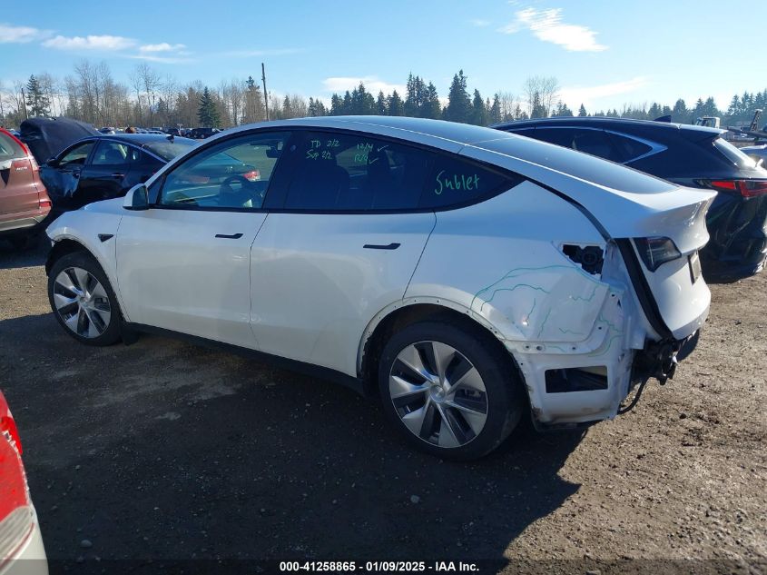 2021 Tesla Model Y Long Range Dual Motor All-Wheel Drive VIN: 5YJYGDEE9MF194352 Lot: 41258865