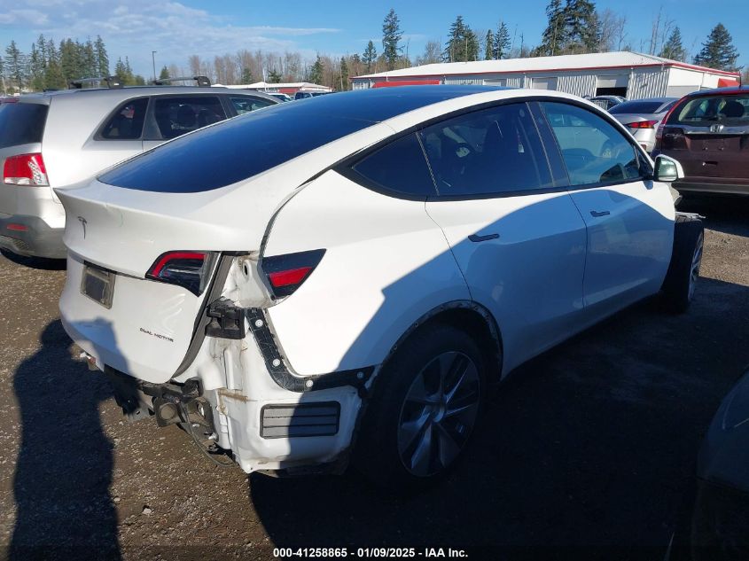 2021 Tesla Model Y Long Range Dual Motor All-Wheel Drive VIN: 5YJYGDEE9MF194352 Lot: 41258865