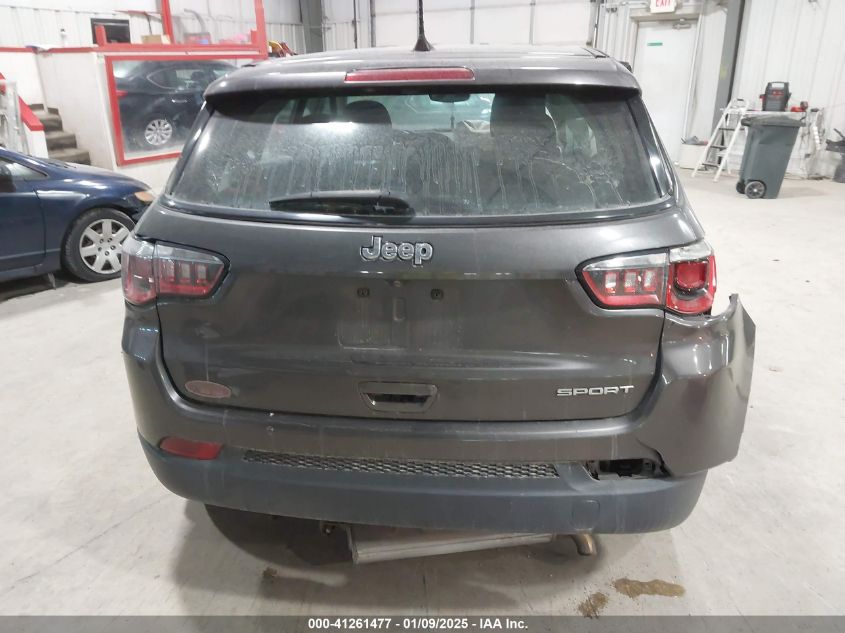 2019 Jeep Compass Sport Fwd VIN: 3C4NJCAB1KT809680 Lot: 41261477