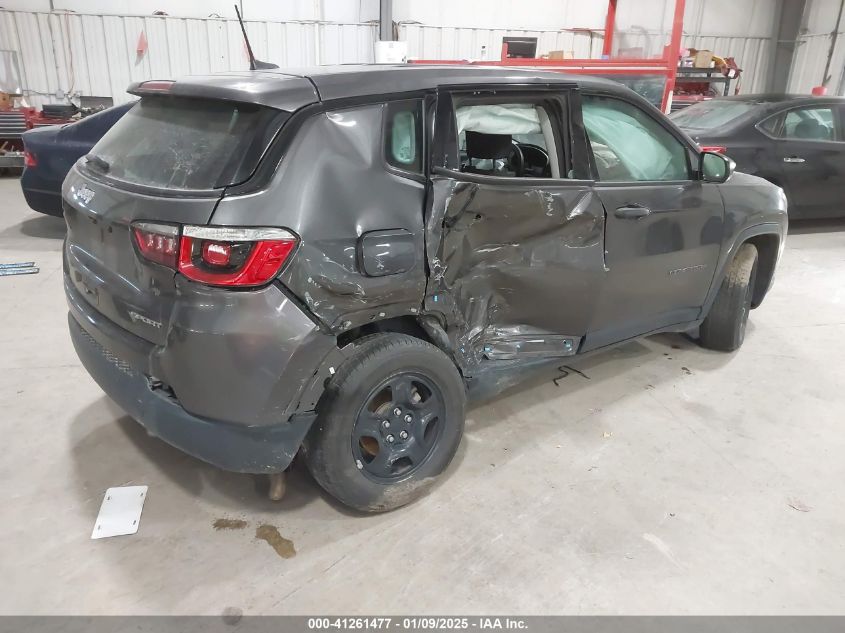 2019 Jeep Compass Sport Fwd VIN: 3C4NJCAB1KT809680 Lot: 41261477