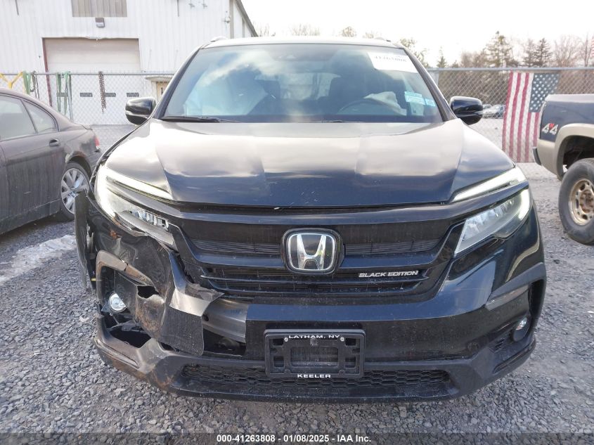 2020 Honda Pilot Awd Black Edition VIN: 5FNYF6H76LB033189 Lot: 41263808