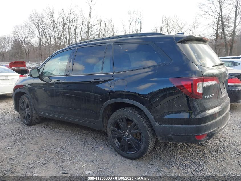 2020 Honda Pilot Awd Black Edition VIN: 5FNYF6H76LB033189 Lot: 41263808