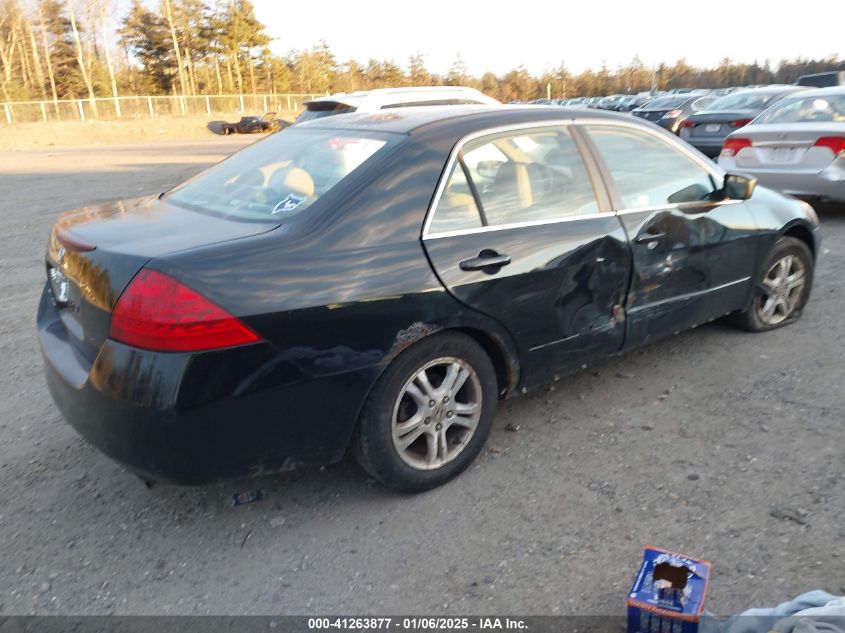 2007 Honda Accord 2.4 Ex VIN: 1HGCM56767A140224 Lot: 41263877