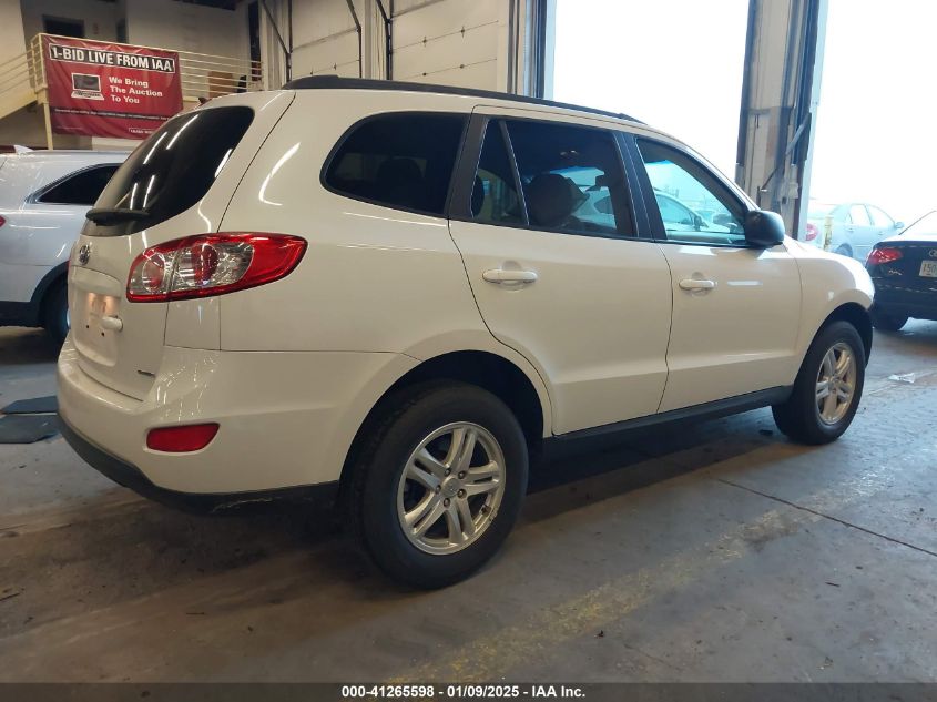 2012 Hyundai Santa Fe Gls VIN: 5XYZGDABXCG165045 Lot: 41265598