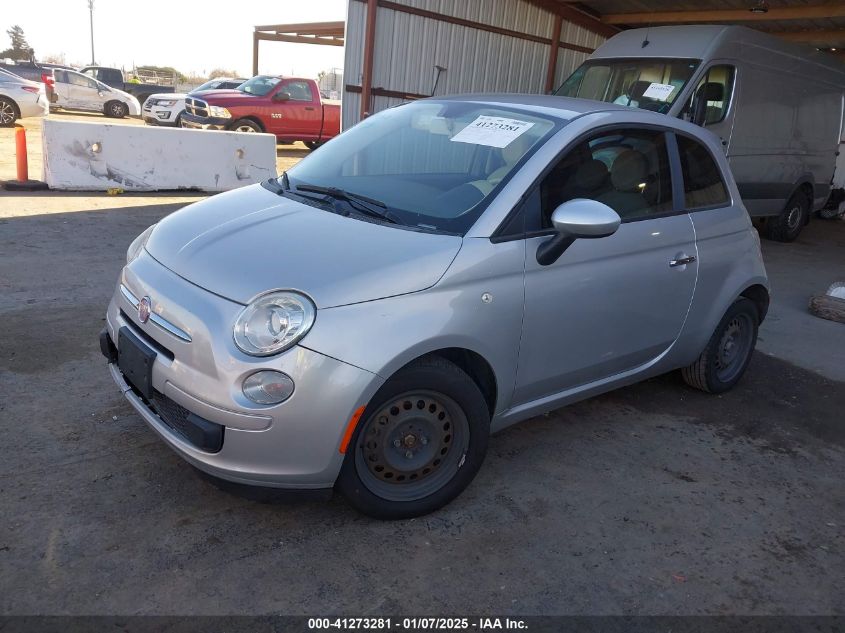 2013 Fiat 500 Pop VIN: 3C3CFFAR7DT531432 Lot: 41273281