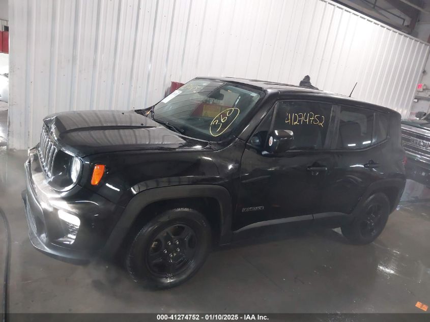 2021 Jeep Renegade Sport Fwd VIN: ZACNJCABXMPM29776 Lot: 41274752