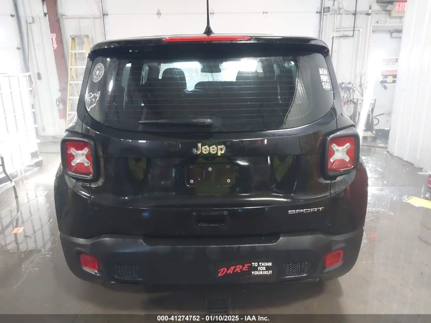 2021 Jeep Renegade Sport Fwd VIN: ZACNJCABXMPM29776 Lot: 41274752