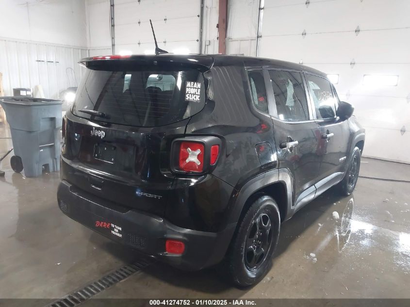 2021 Jeep Renegade Sport Fwd VIN: ZACNJCABXMPM29776 Lot: 41274752