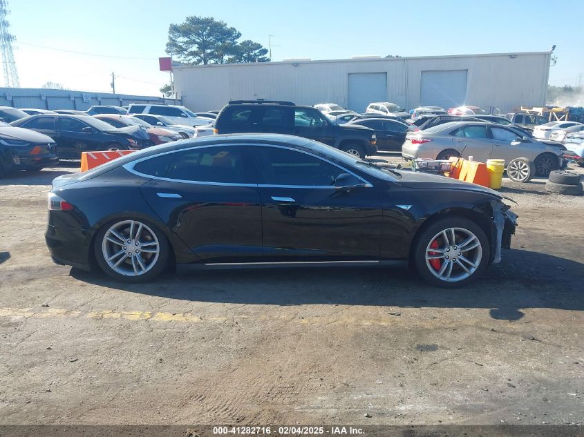 2014 Tesla Model S P85 VIN: 5YJSA1H10EFP56543 Lot: 41282716