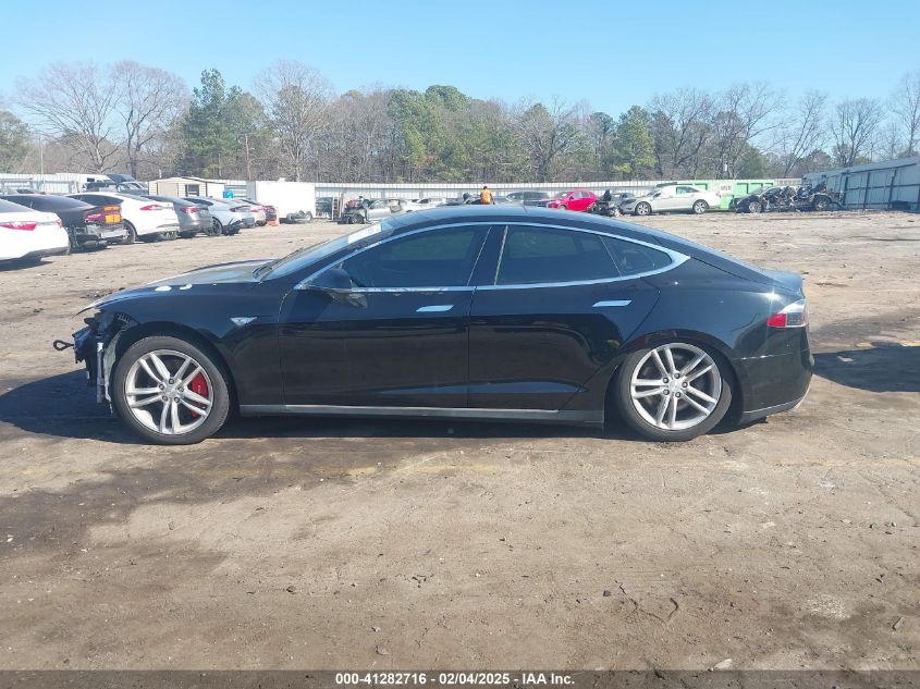 2014 Tesla Model S P85 VIN: 5YJSA1H10EFP56543 Lot: 41282716