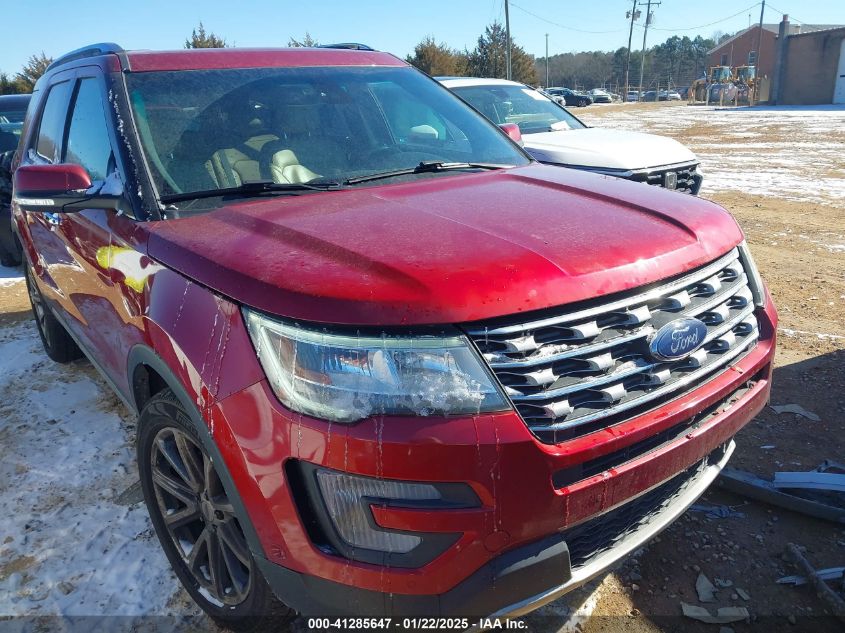 2017 Ford Explorer Limited VIN: 1FM5K8FH9HGA86208 Lot: 41285647