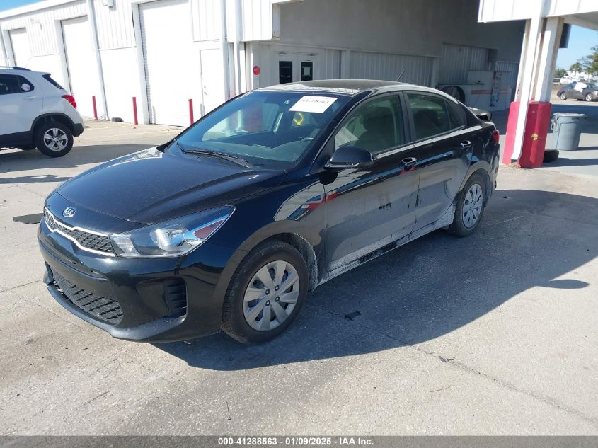 2020 Kia Rio Lx VIN: 3KPA24AD2LE358090 Lot: 41288563