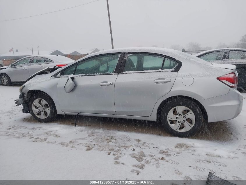 2015 Honda Civic Lx VIN: 2HGFB2F55FH536659 Lot: 41289577