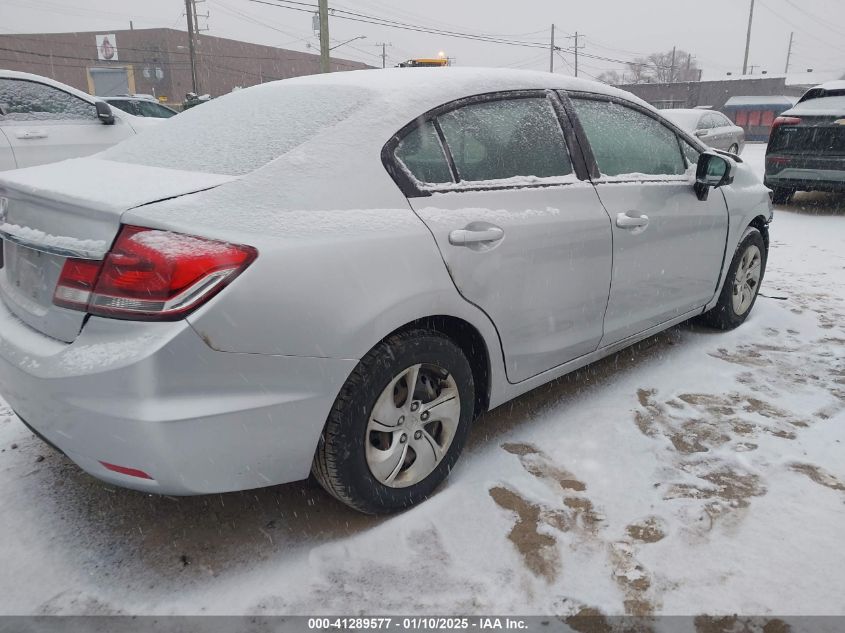 2015 Honda Civic Lx VIN: 2HGFB2F55FH536659 Lot: 41289577