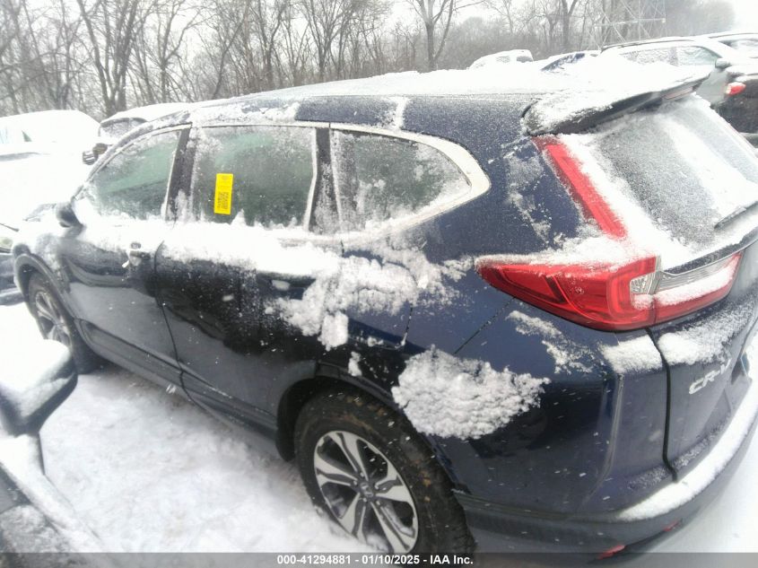 2017 Honda Cr-V Lx VIN: 2HKRW6H36HH219065 Lot: 41294881