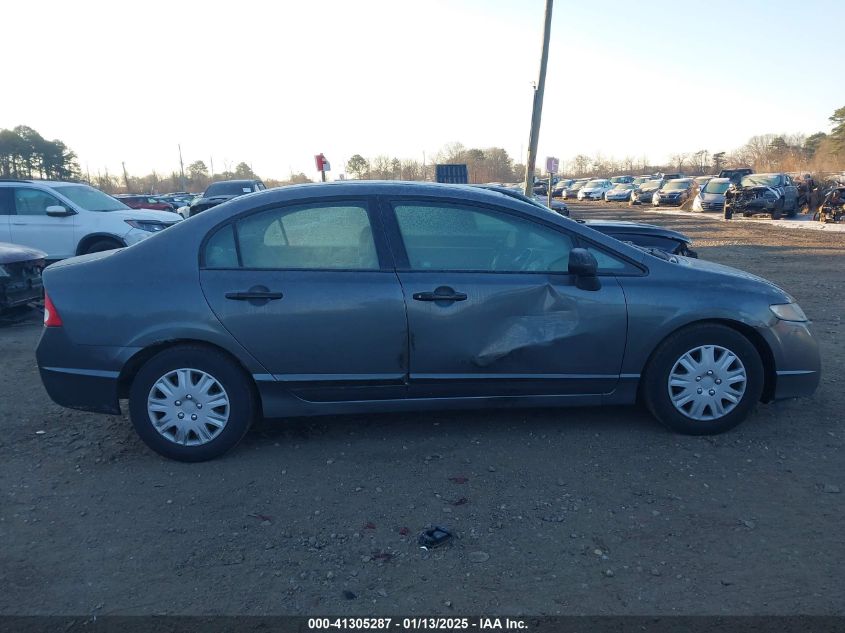 2010 Honda Civic Vp VIN: 2HGFA1F37AH311339 Lot: 41305287