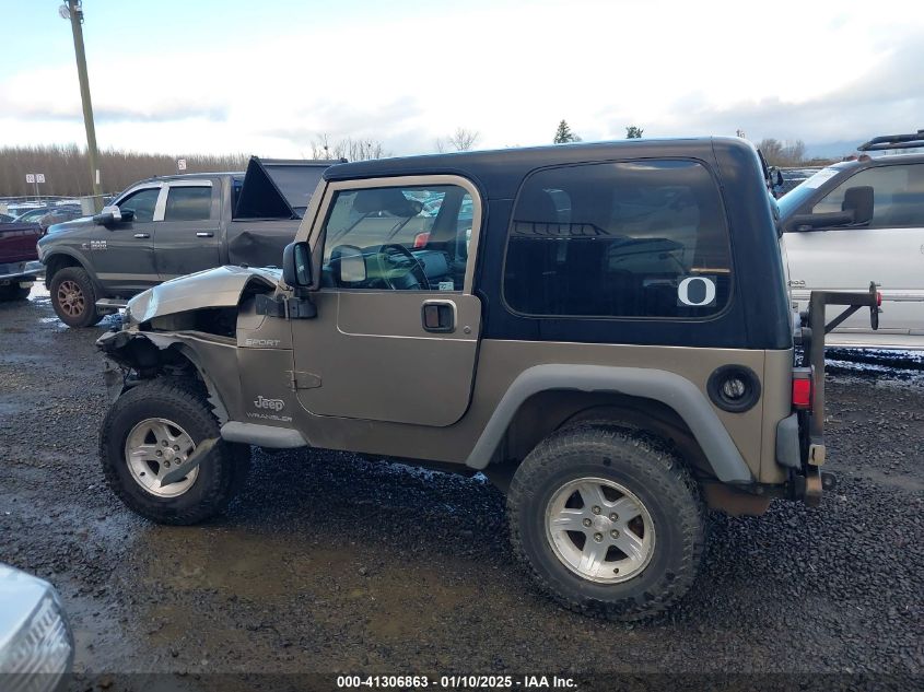 2004 Jeep Wrangler Sport VIN: 1J4FA49S94P711531 Lot: 41306863