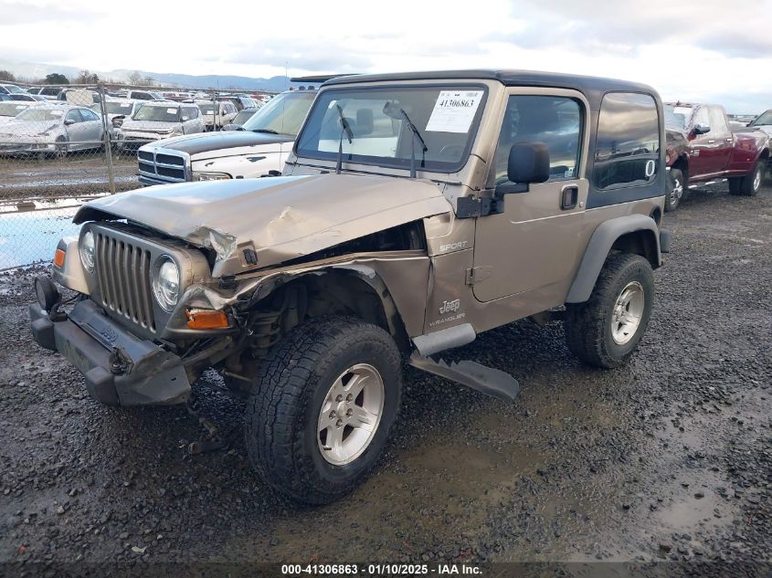 2004 Jeep Wrangler Sport VIN: 1J4FA49S94P711531 Lot: 41306863