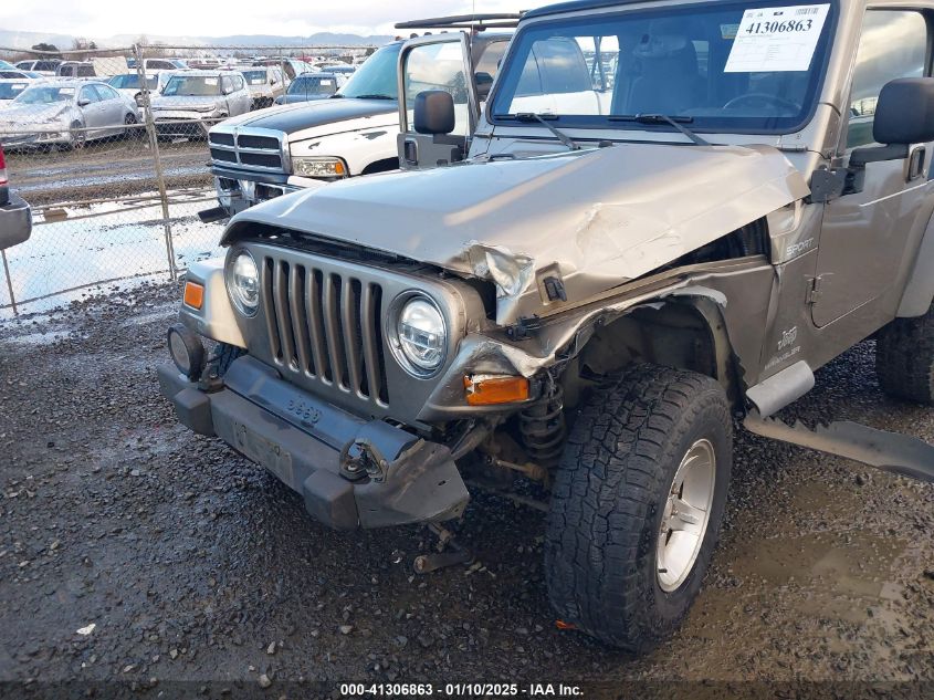 2004 Jeep Wrangler Sport VIN: 1J4FA49S94P711531 Lot: 41306863