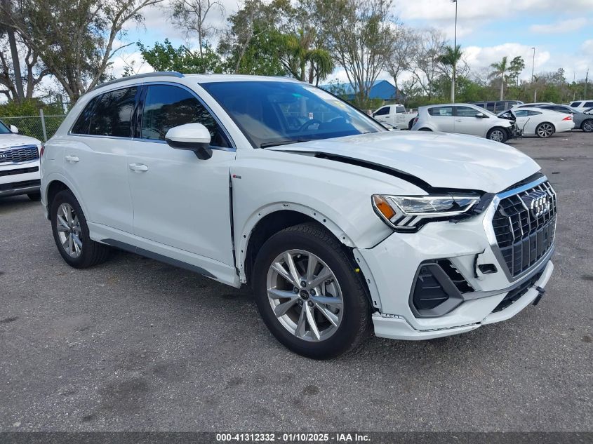 2024 Audi Q3 Premium 45 Tfsi S Line Quattro Tiptronic VIN: WA1DECF35R1043322 Lot: 41312332