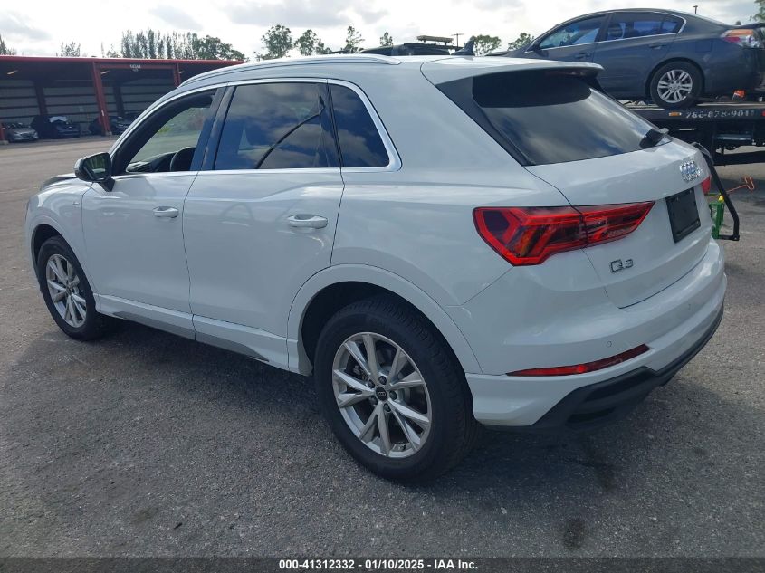 2024 Audi Q3 Premium 45 Tfsi S Line Quattro Tiptronic VIN: WA1DECF35R1043322 Lot: 41312332