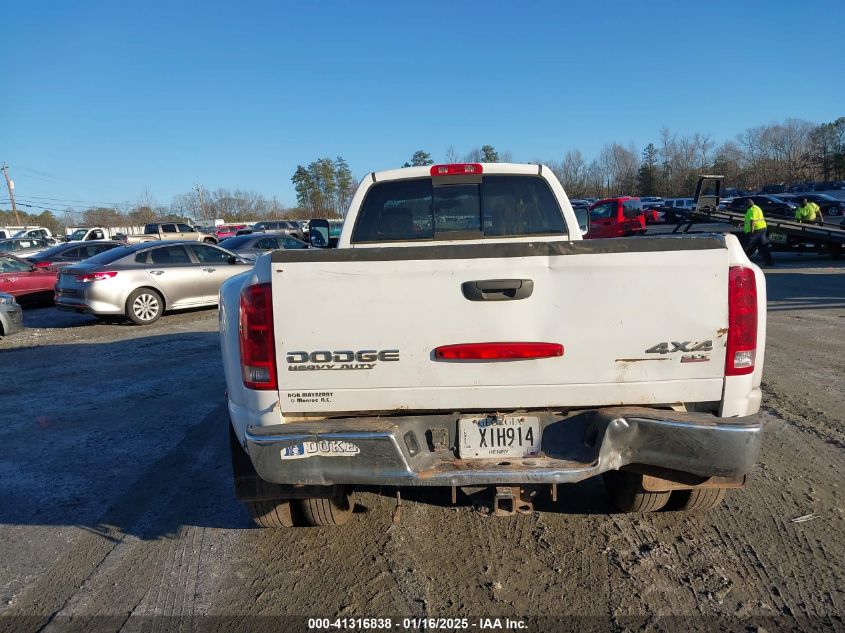 2004 Dodge Ram 3500 Slt/Laramie VIN: 3D7MU48C94G120785 Lot: 41316838