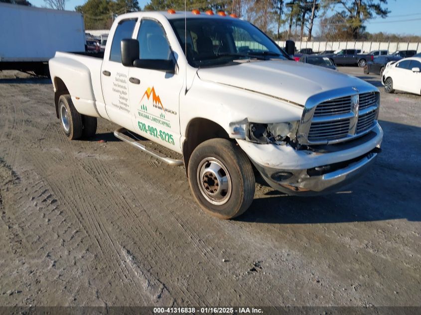 2004 Dodge Ram 3500 Slt/Laramie VIN: 3D7MU48C94G120785 Lot: 41316838