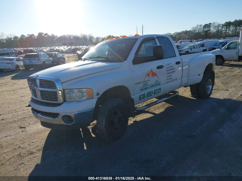 2004 Dodge Ram 3500 Slt/Laramie VIN: 3D7MU48C94G120785 Lot: 41316838