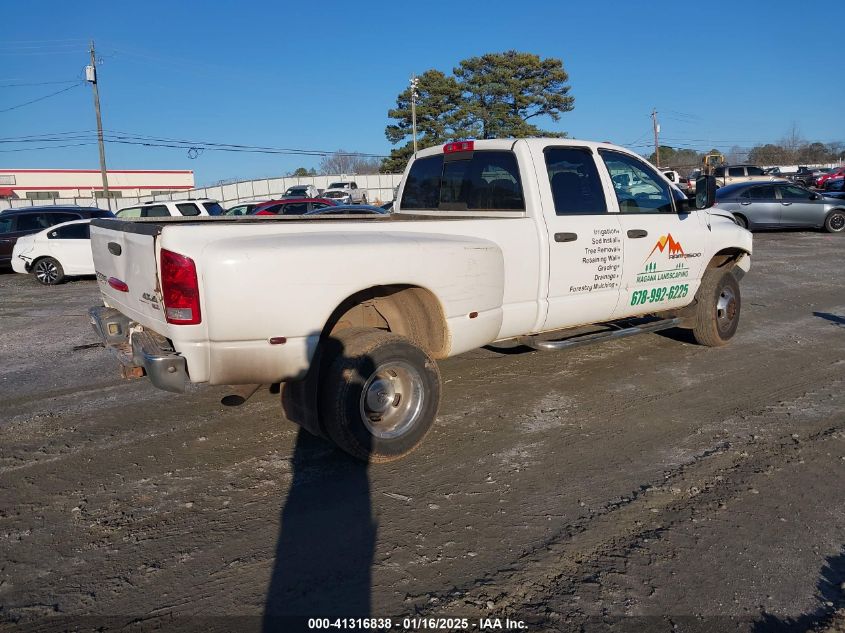 2004 Dodge Ram 3500 Slt/Laramie VIN: 3D7MU48C94G120785 Lot: 41316838