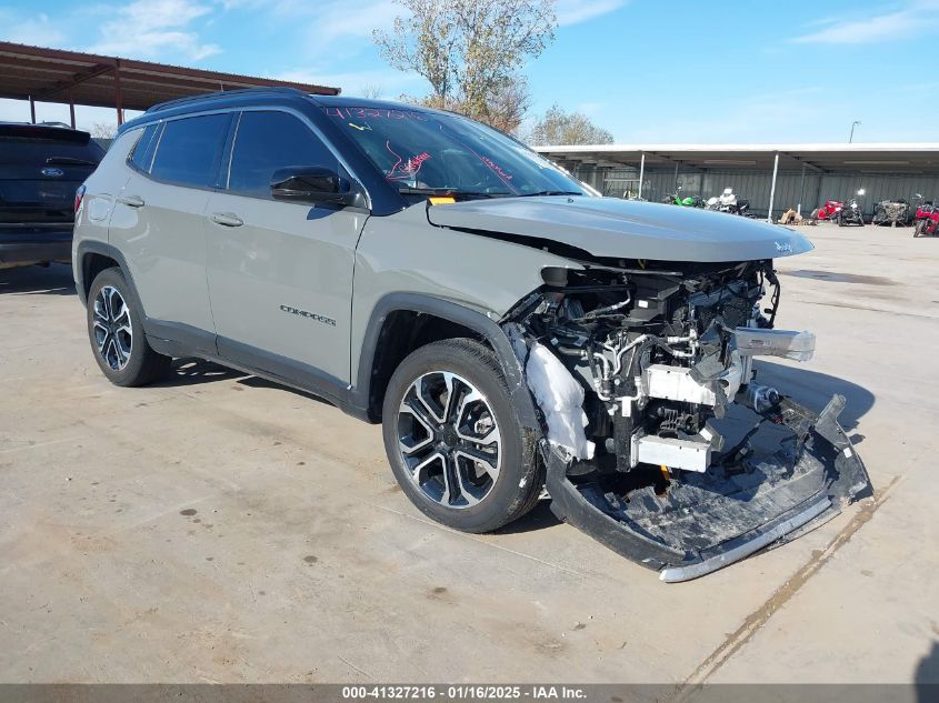 2024 Jeep Compass Limited 4X4 VIN: 3C4NJDCN9RT589163 Lot: 41327216