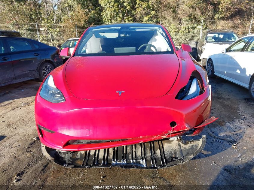 2023 Tesla Model Y Awd/Long Range Dual Motor All-Wheel Drive VIN: 7SAYGDEE8PF766681 Lot: 41327707