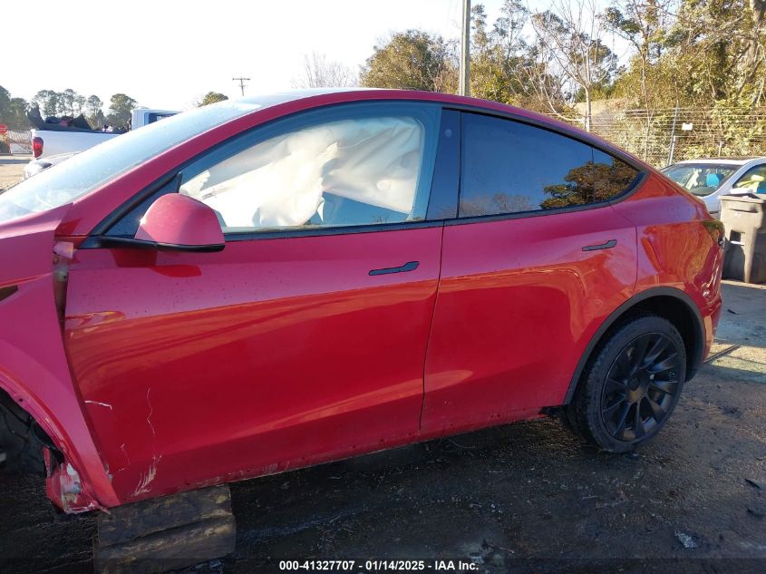 2023 Tesla Model Y Awd/Long Range Dual Motor All-Wheel Drive VIN: 7SAYGDEE8PF766681 Lot: 41327707