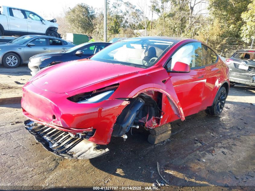 2023 Tesla Model Y Awd/Long Range Dual Motor All-Wheel Drive VIN: 7SAYGDEE8PF766681 Lot: 41327707