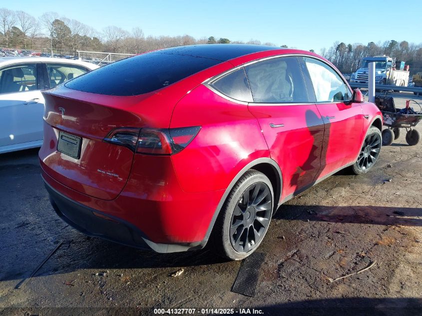 2023 Tesla Model Y Awd/Long Range Dual Motor All-Wheel Drive VIN: 7SAYGDEE8PF766681 Lot: 41327707