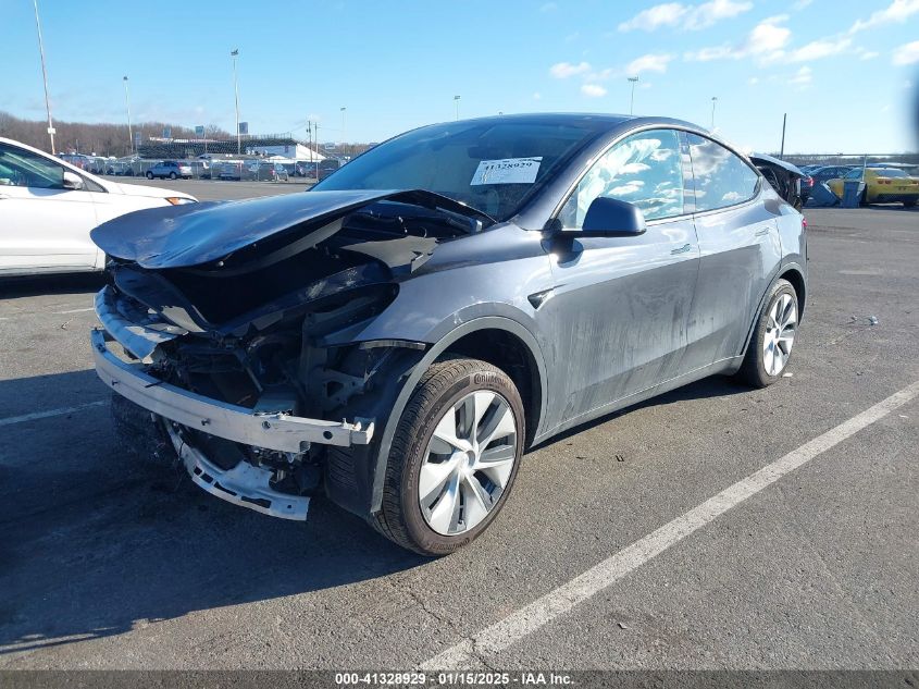 2020 Tesla Model Y Long Range Dual Motor All-Wheel Drive VIN: 5YJYGDEE4LF030103 Lot: 41328929