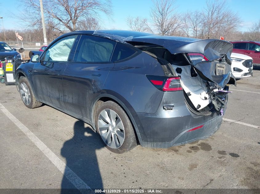 2020 Tesla Model Y Long Range Dual Motor All-Wheel Drive VIN: 5YJYGDEE4LF030103 Lot: 41328929